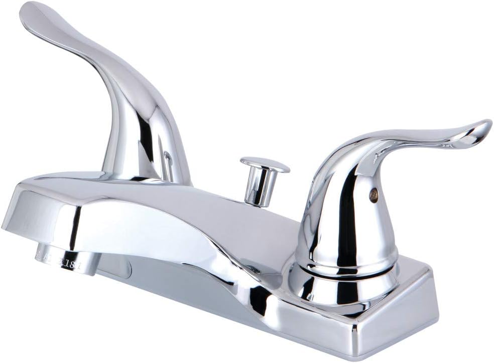 Kingston Brass FB2201YL 4 in. Centerset Bathroom Faucet, Polished Chrome