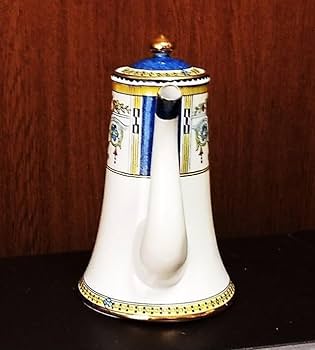 Amazon.co.jp: 超 アールデコ オールドノリタケ コーヒーポット 1910年