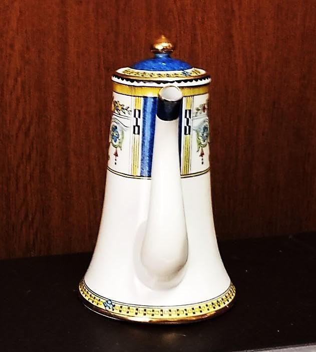 Amazon.co.jp: 超 アールデコ オールドノリタケ コーヒーポット 1910年 