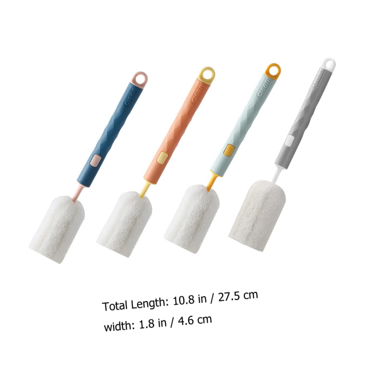 VICASKY 12pezzi Spazzola Per Biberon Con Manico Lungo Spazzola Dettagliata Per Pulizia Di Bottiglie e Tazze Design Rimovibile e Multiuso
