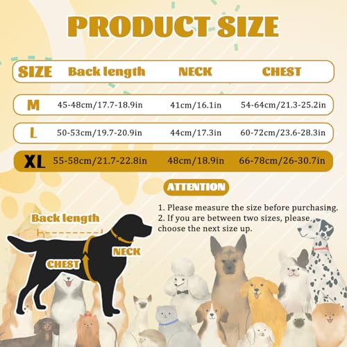 Hundemantel Winter, Winter Hundemantel mit Beinen, Winteroverall für Hunde, Wasserdichter Hundem-antel, Hundem-antel mit Beinen, Warm Hundepullover Fleece, für kleine, mittelgroße und große Hunde (XL)