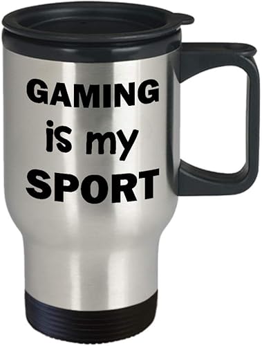 Miniatura 2 de Idea de regalo de apreciación para diseñador de videojuegos – Gaming Is My Sport – divertido y bonito regalo de viaje taza de café aislado vaso