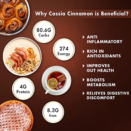 Image of Sorich Organics Cassia Cinnamon Powder 50gm | Cinnamon Powder | Dalchini Powder | Cassia Cinnamon Powder | Perfect for Baking, Cooking, Tea, Smoothies