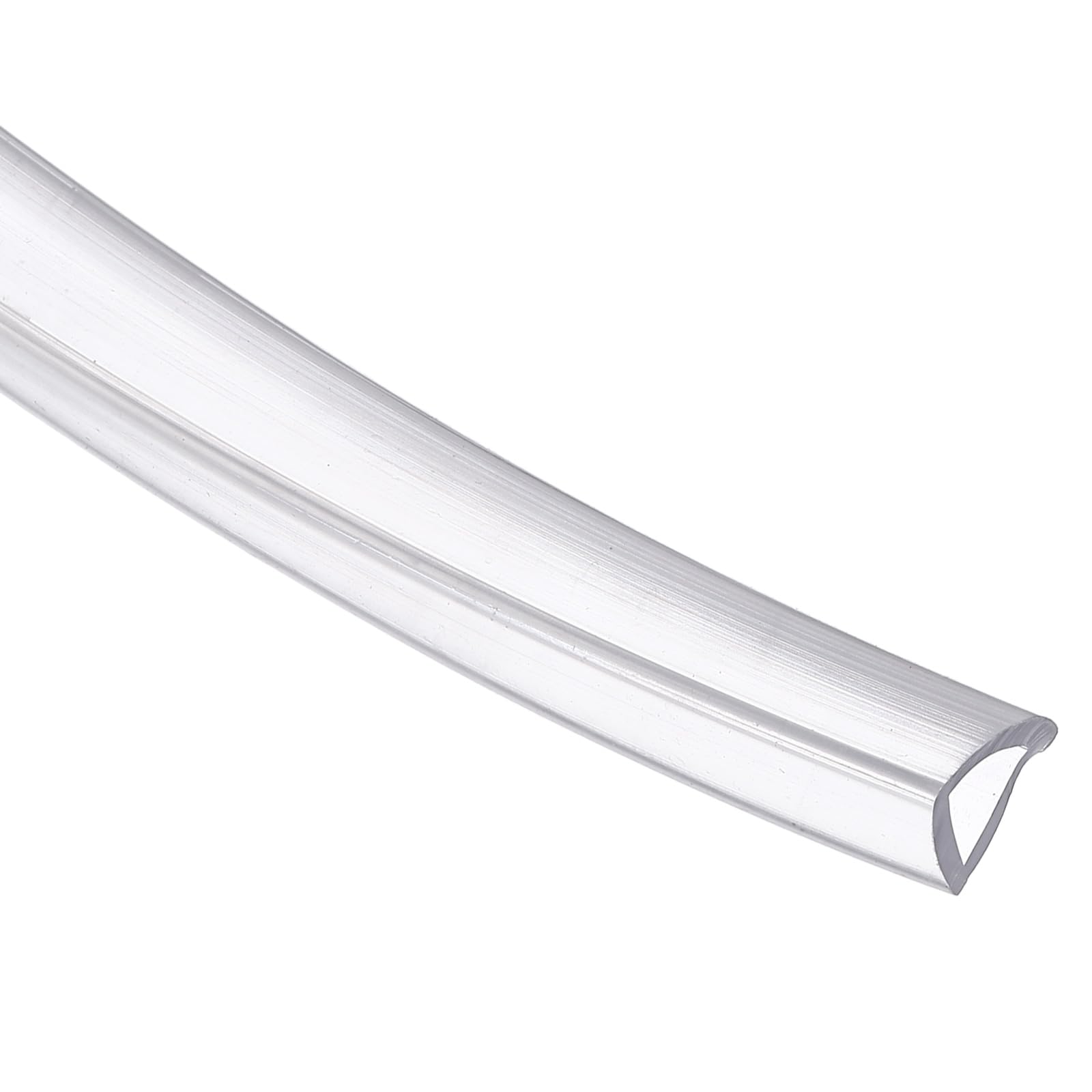 sourcing map Clear Edge Trim, 9.8Ft Silicone U Channel Edge Protector, Edges Guards Fits 7/16"-15/32" for Car Doors Sheet Metal Parts (5/8" W x 3/8" H)