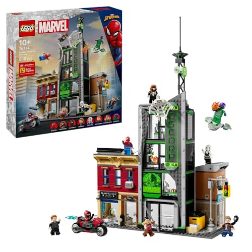 Image of LEGO Marvel Spider-Man vs. Oscorp, Kids' Super Hero Building Kit 76324 Building Blocks Toys for 10+ Gift for Boys and Girls