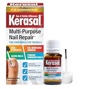 Kerasal Multi-Purpose Nail Repair, Nail Solution for Discolored and Damaged Nails, 0.43 fl oz