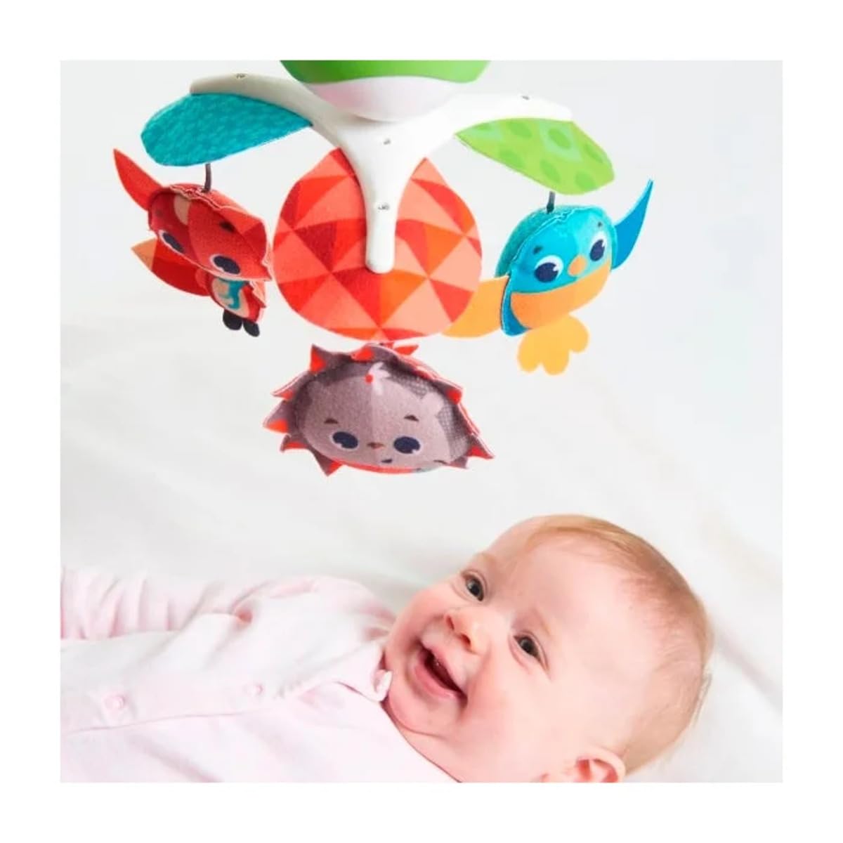 Tiny Love Take A Long Mobile 3 in 1 Giostrina Culla Musicale Portatile, 0+ Mesi, Attacchi Universali, 30 Minuti Musica, Meadow Days