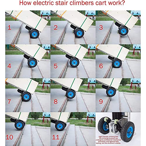 Carretilla Eléctrica Subescaleras 1200 W Capacidad 400 Kg miniatura 3