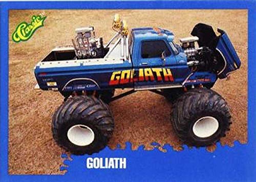 1990 Classic Monster Trucks Racing 27 Goliath Official Monster Truck Racing Association Trading Card From The Score Board Inc Company