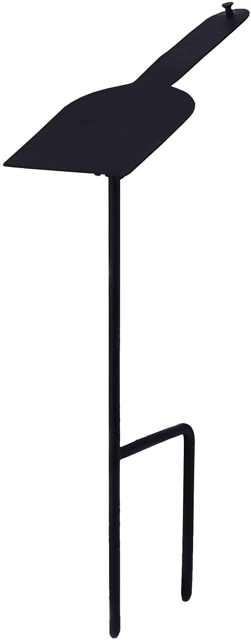 New Creative 24249 Garden Essentials Metal Stepping Stone Stand, Black, 14-Inches Tall