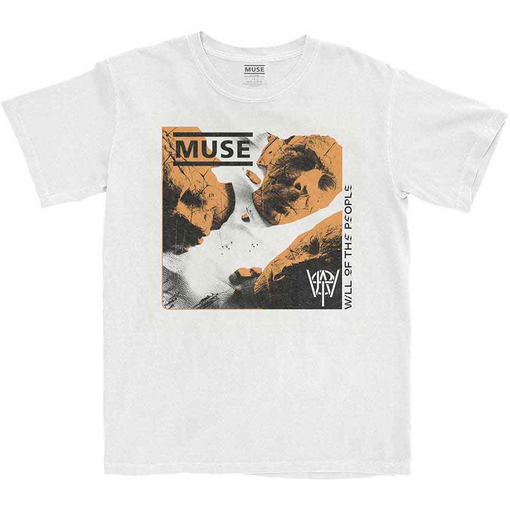 Muse 'Will of The People' (White) T-Shirt (Large)