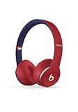 Beats Solo3 Wireless On-Ear Headphones Club Collection – Club Red (Renewed)