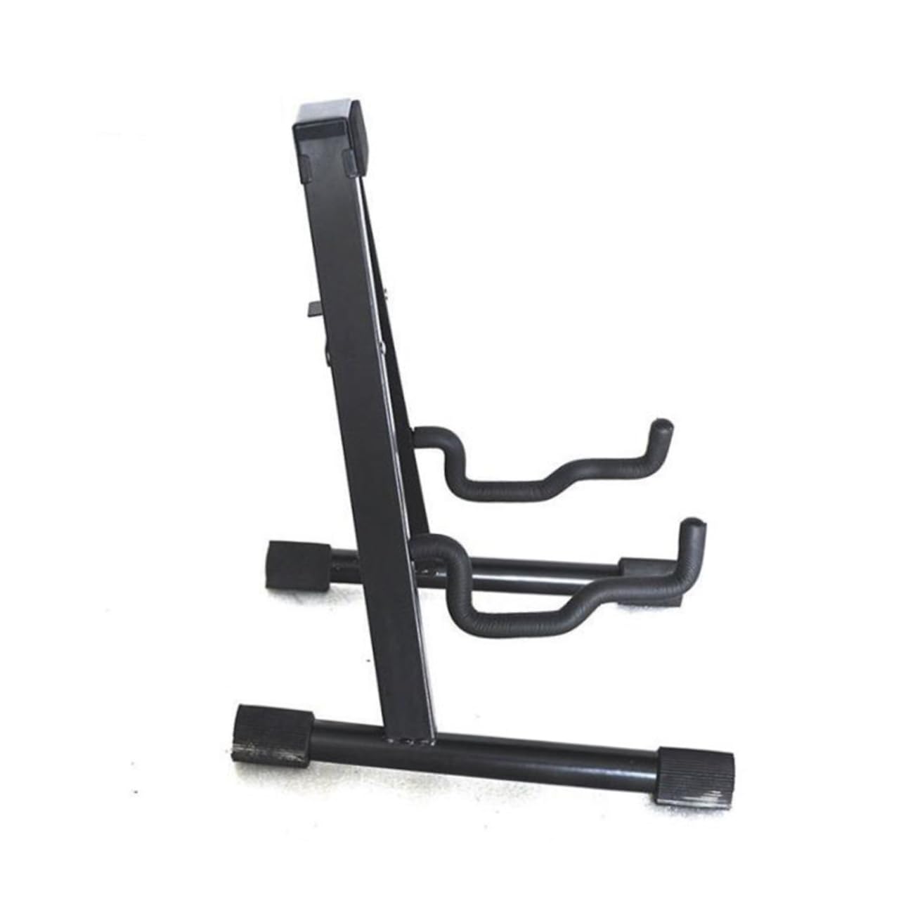 Sosoport Vertical Non Slip Guitar Stand Metal a Shaped Rack for Acoustic Electric Bass Classic Guitars Lightweight and Durable Design Portable Guitar Holder Black