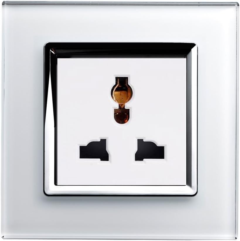 Retrotouch Stunning Innovative Designer Range Multi-Function Plug Socket, White