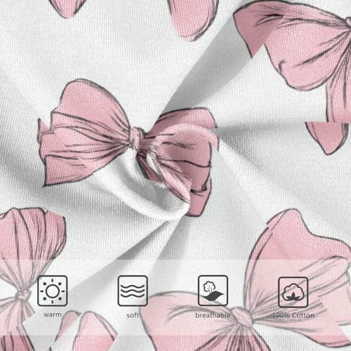 Wusikd Cute Pink Bows Boys' Underwear Cotton Boys Briefs Soft Toddler Underwear 2T3