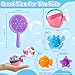 Fajiabao Baby Bath Toys for Kids Ages 1-3 Toddler Bath Toys Mold Free for 2-4 Bathtub Sand Beach Pool Water Toys for 1+ Year Old Girl Gifts 5 PCS (Color Random)