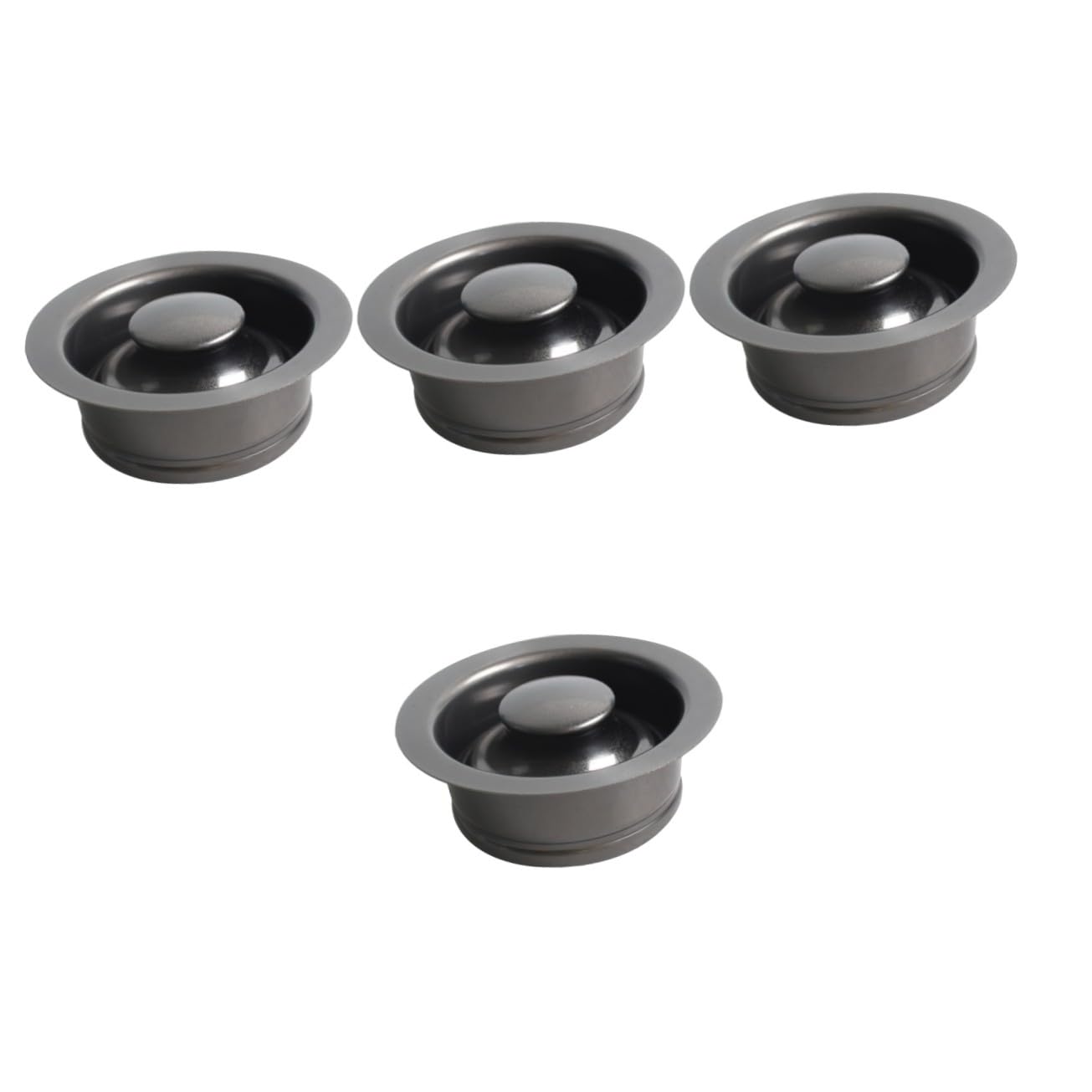 4 Piezas Brida y Tapón de Acero Inoxidable para Triturador de Basura de Fregadero de Cocina Resistente la Corrosión Instalación Sencilla y Decoración Funcional para Desagüe de