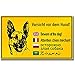 Produktbild KAVARO Schild Hund Warnschild Hund Vorsicht Hund Achtung Hund