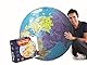 Caly 76116 Globe Aufblasbarer Globus XXL-Badespielzeug, 85 cm