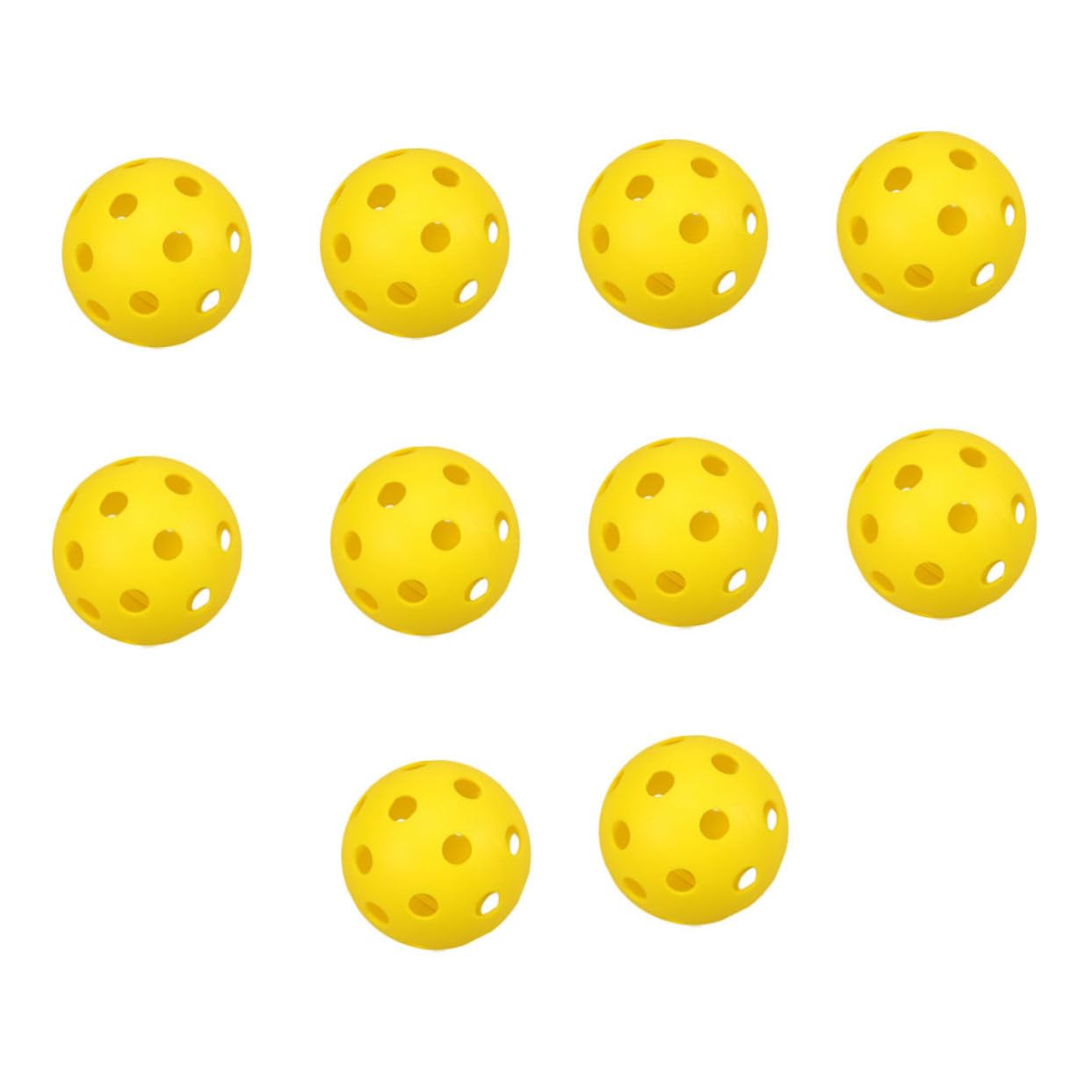 Hemoton 1set Indoor Golf Practice Balls Durable Training Balls for Beginners Lightweight for Space and Easy Visibility Random Color 50pcs