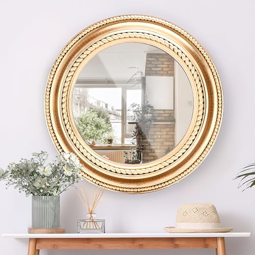 Hamilton Hills 20 inch Round Mirror - Wall Mounted Mirror