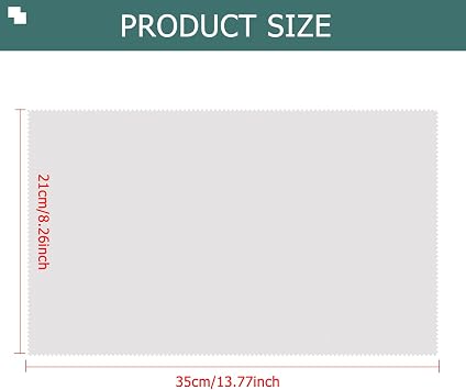 2 Pack Microfiber Liner Cleaning Cloth for 15 15.6 16 HP/DELL/Lenovo/ASUS/Acer/Samsung/MSI/LG, etc with 15-16 inch laptops with Numeric keypad Keyboard Cloth