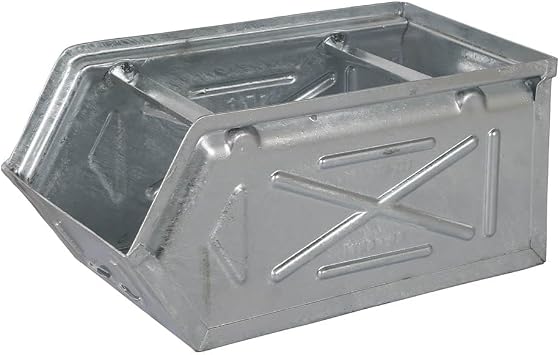 Dulton CH07-H298GV Parts Stocker, Galvanized, Comfortable Easy Storage Container Box, Storage Box, Height 5.1 inches 130 mm, Width 6.7 inches 170 mm, Depth 11.0 inches 280 mm