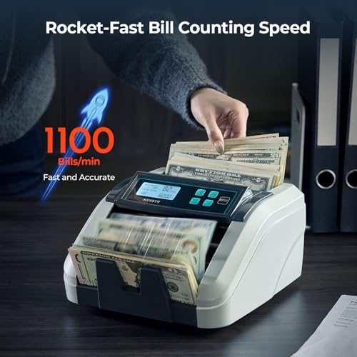 Image of MUNBYN IMC51 Money Counter Machine, Count Value Bill Counter Cash Counter