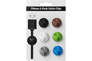  Tifanso Cable Clips Cord Holder: Organize Cables with Ease