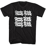A&E Designs Cheap Trick T-Shirt Logo Black Tee, Medium