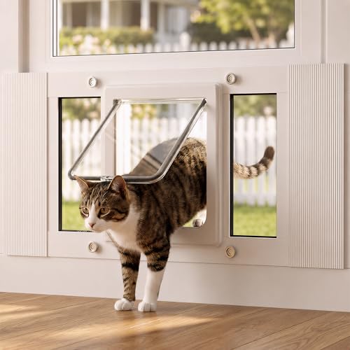 Cat Door with Extra Security Lock