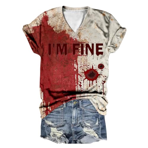 HELLORSOON I'm Fine Bloody T-Shirt Black