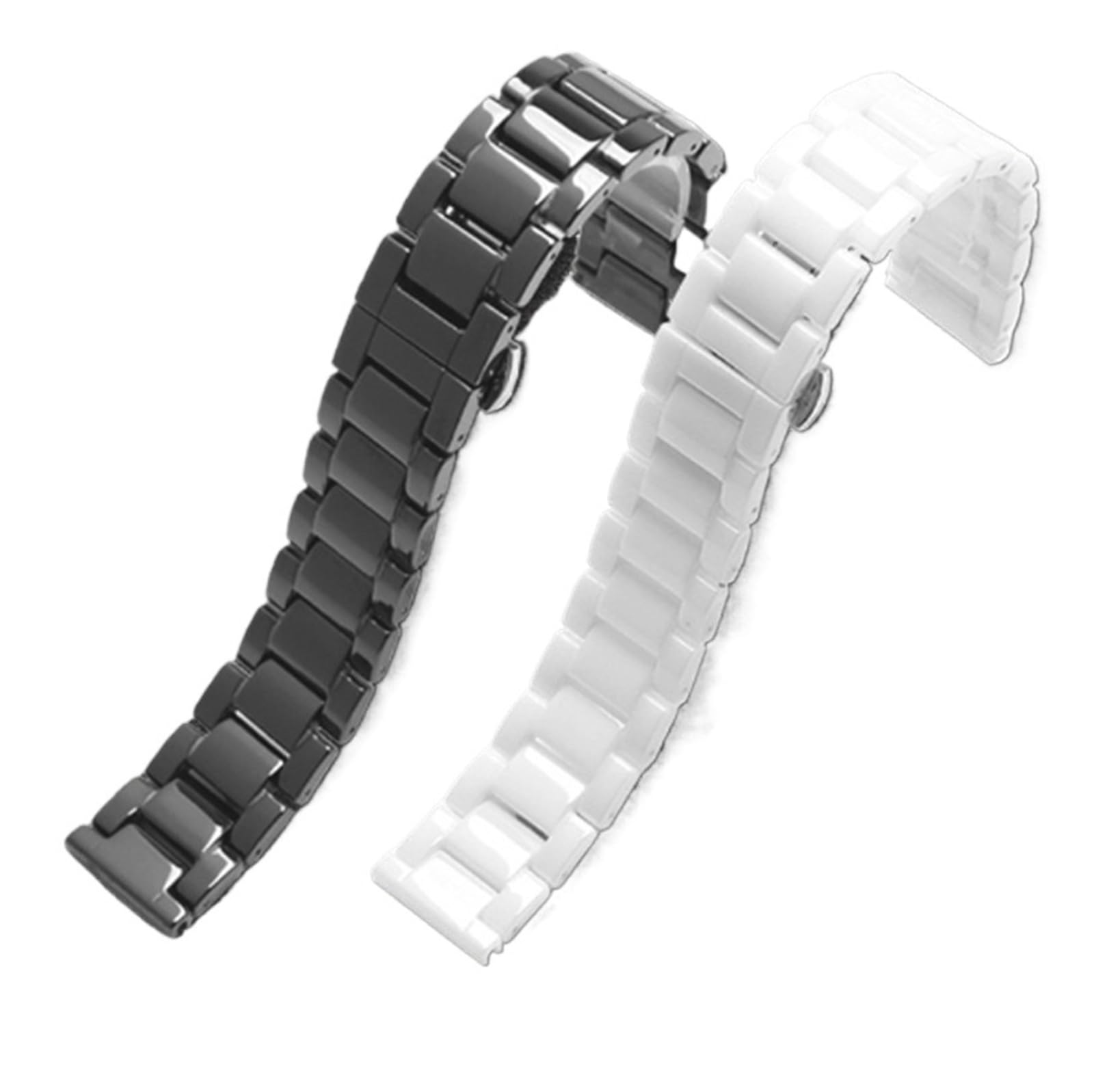 HMFang Cinturino in Ceramica for Orologio da 14 Mm, 16 Mm, 18 Mm, 19 Mm, 20 Mm, 21 Mm, 22 Mm, for Cinturino da Donna E da Uomo.
