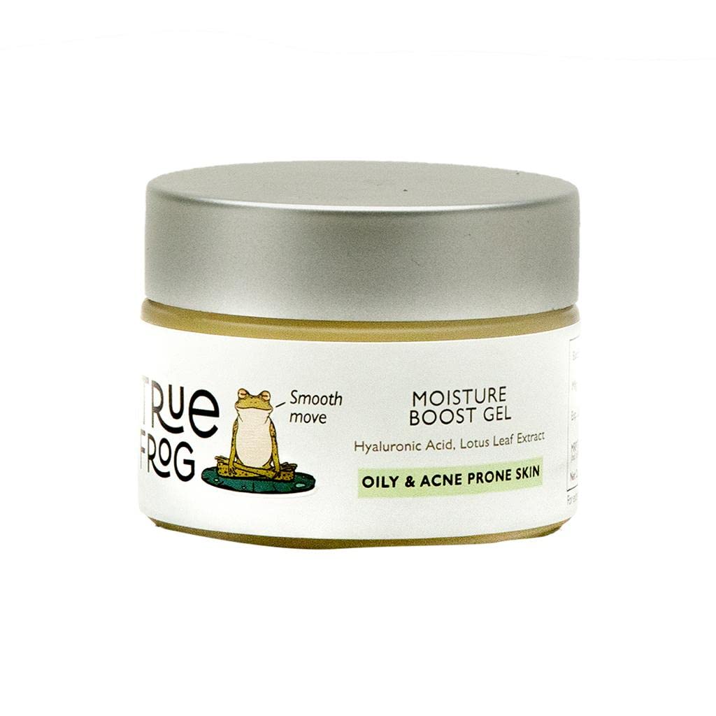 TRue FRoG Moisture Boost Hyaluronic Acid Hydrating Gel Daily Face Moisturizer With Lotus Leaf Extract for Oily and Acne Prone Skin - 40 ml