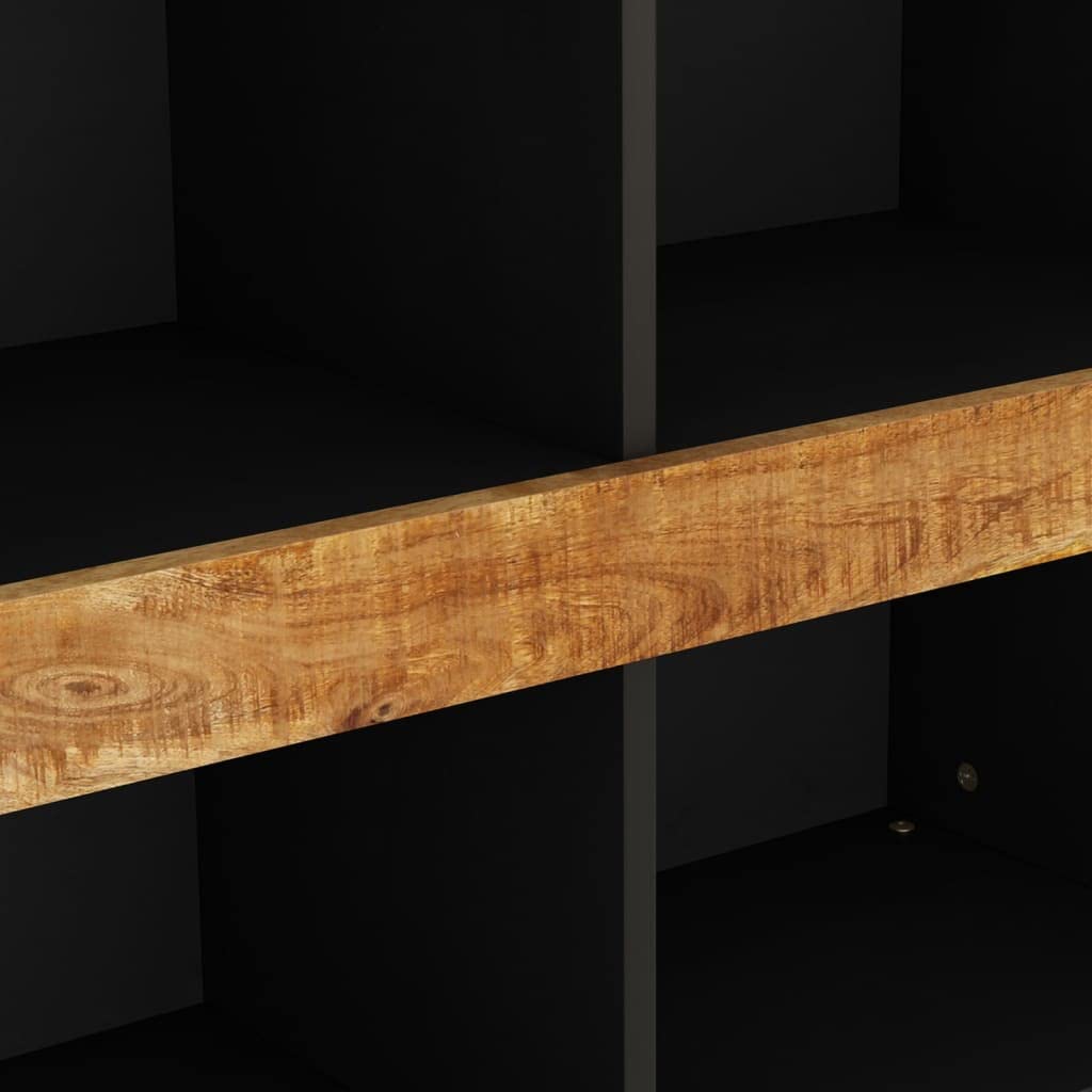 Gecheer Aparador, vintage, aparador de salón, buffet de cocina, mueble multiusos, librería industrial 85 x 33 x 75 cm, de madera maciza de mango