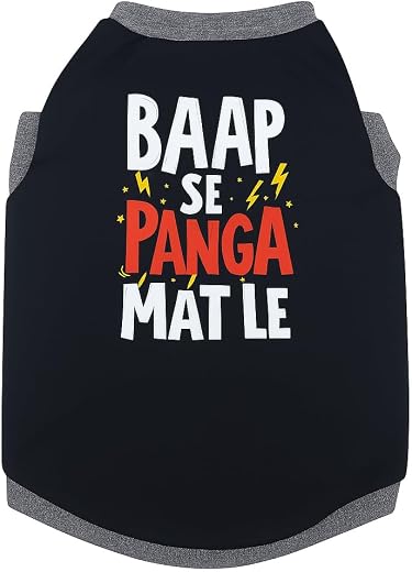 Lulala Dog Shirts Pet Printed Clothes with Funny Letters Winter Pet T Shirts Cool Puppy Breathable Dog Outfits Soft Sweats...