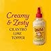 Cholula Cremosa Sauce, Cilantro Lime, Mild Heat, Creamy Squeezable Topping for Tacos, Enchiladas, Soup, Tostadas, Eggs and More, 8 fl oz