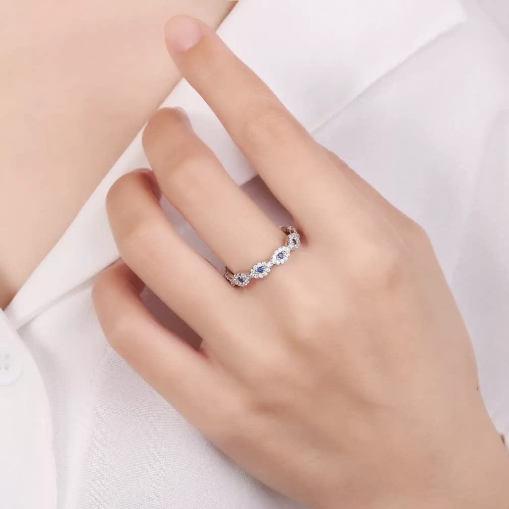 S925 Sterling Silber Ringe für Frauen Viel Glück Stein Voll AAA Zirkon Ring Hochzeit Schmuck