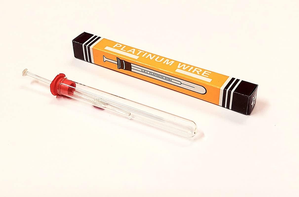 (1 Pc) E.K.I Platinum Wire for Chemistry Lab Platinum Wire Loop for Chemistry Lab and Chemistry Experiment 1 Piece