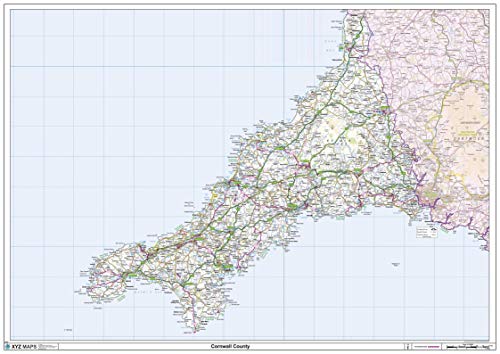 XYZ Maps Cornwall County Map - 47