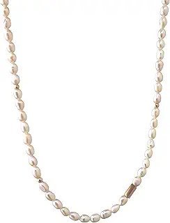 [AJIRO ACCESSORY]N137 ネックレス パール 淡水パール ゴールド オケージョン 結婚式 二次会 卒業式 入学式 サージカルステンレス デザイン レディース 女性 ギフト プレゼント デイリー 人気 ast0158