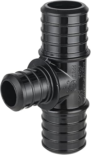 Miniatura 8 de Paquete de 10 unidades EFIELD Poly PPSU Pex Crimp Fitting 1" X 1" X1" Tee para conexión de tubería Pex, ASTM F2159