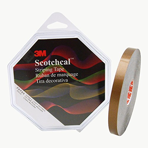 3M Scotch 72721 3M Scotch Scotchcal Striping Tape: 1/2" x 50 yd, Nutmeg