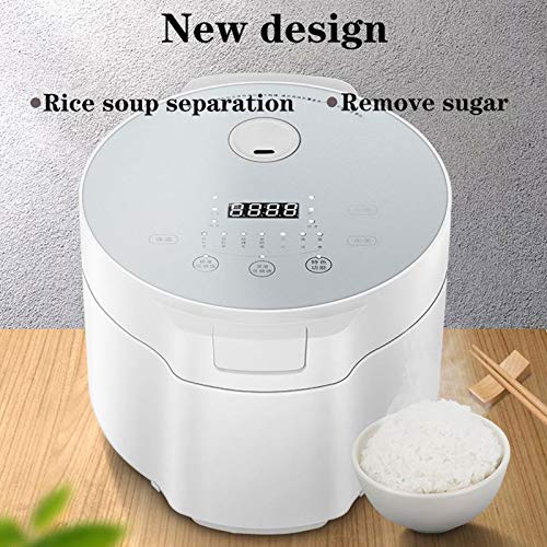 Niedrig Zucker Reiskocher 5 L. Reis Suppe Trennung Reis Korn Kocher Doppelt Innere Topf Auto Behalten Warm Essen Dampfer… – Bild 3
