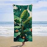 【DESIGN UNIQUE】: La serviette de plage est dotée de boutons pratiques, vous permettant de la porter comme un châle et de garder les mains libres. Livrée avec un élastique pour la suspendre pour la sécher ou l'enrouler sans prendre de place. Un sac de rangement étanche est également inclus pour un transport facile