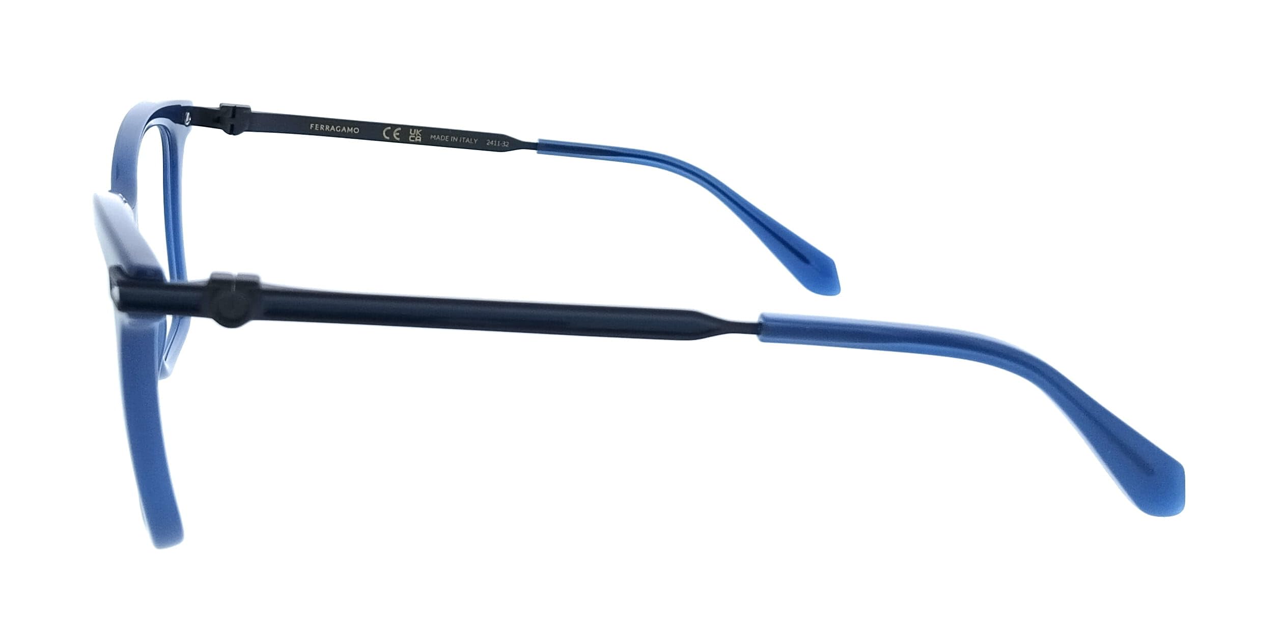 GAFAS FERRAGAMO SF3024 - C: OPALINE BLUE Eye Size: 53 Most: 16 Zdrowie i higiena osobista