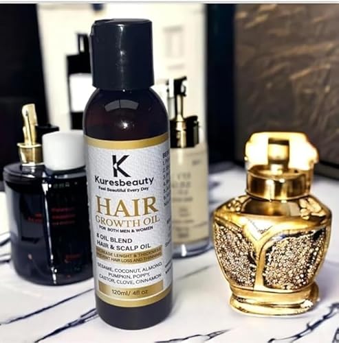 QUANTAFIT EXPORTS KuresBeauty Nourishing Natural Hair Oil – Strengthening & Moisturizing Serum for Unisex, All Hair Types