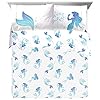 Jay Franco Disney The Little Mermaid Jewel Queen Sheet Set - 4 Piece Set Super Soft and Cozy Kid’s Bedding Features… 51 4JuB hVL. SS100