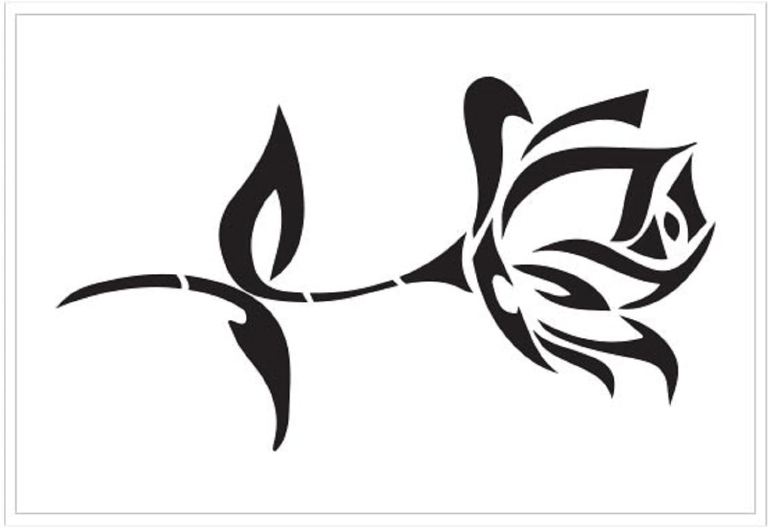 KICKWIX Henna Mehndi Tattoo Easy Artist Beautiful Design Stencils Temporary Sticker for Women, Girls and Kids (DS01055) 1