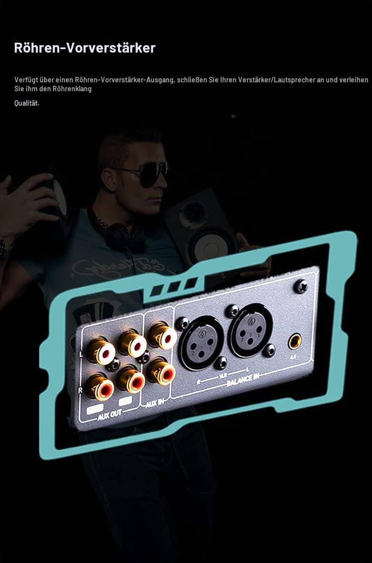 XDUOO TA-22 ES9038Q2M*2 DSD256 HD Bluetooth PCM 32Bit/384kHz Balance Ausgang High Performance DAC/Tube Balance Kopfhörer Verstärker
